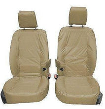 Load image into Gallery viewer, Land Rover Discovery 4 Front 1+1 Fully Tailored Waterproof Seat Covers Beige MY-10-16

