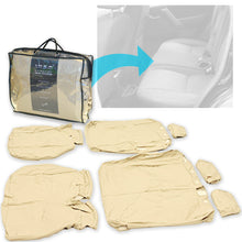 Load image into Gallery viewer, Land Rover Freelander 2 L359 2nd Row 2+1 Waterproof Seat Covers Almond MY06-15
