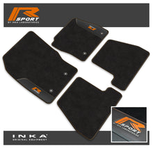 Load image into Gallery viewer, Ford Focus Mk3 Car Mats (Front &amp; Rear Set) R Sport with Premium Carpet &amp; OEM Leatherette, Fits MY15 to MY18
