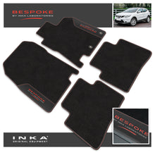 Load image into Gallery viewer, Nissan Qashqai J11 Car Mats (Front &amp; Rear Set) with Premium Carpet &amp; OEM Leatherette Fits MY14 to MY21
