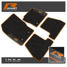 Load image into Gallery viewer, Ford Focus MK3 Car Mats (Front &amp; Rear Set) R Sport with Premium Carpet &amp; OEM Leatherette, Fits MY15 to MY18
