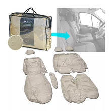 Load image into Gallery viewer, Fiat Talento Front 1+2 Fully Tailored Waterproof Seat Covers Beige MY 16-20
