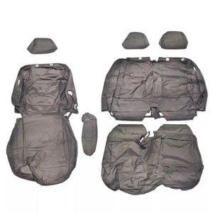 Nissan Primastar Front 1+2 Fully Tailored Waterproof Seat Covers Grey MY 22+