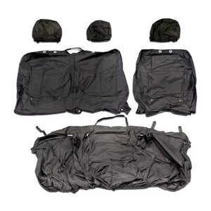 Nissan Primastar 2nd Row 2+1 60/40 Tailored Waterproof Seat Covers Black MY 22+