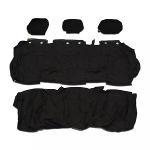 Nissan Primastar 3rd Row Triple Tailored Waterproof Seat Covers Black MY 22+