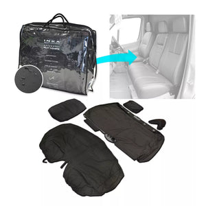 Mercedes Benz Sprinter Front Double Passenger INKA Waterproof Seat Covers Black MY 06-16