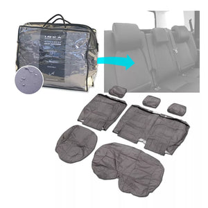 INKA Land Rover Discovery 4 L319 Rear 2+1 Waterproof Seat Covers Grey MY 10-16