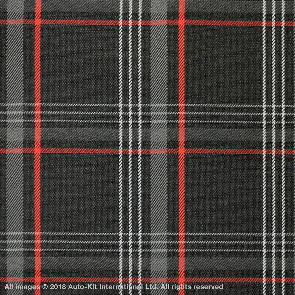 INKA VW Golf GTi Tartan Upholstery Fabric With Pre-Laminated 3MM Scrim ...